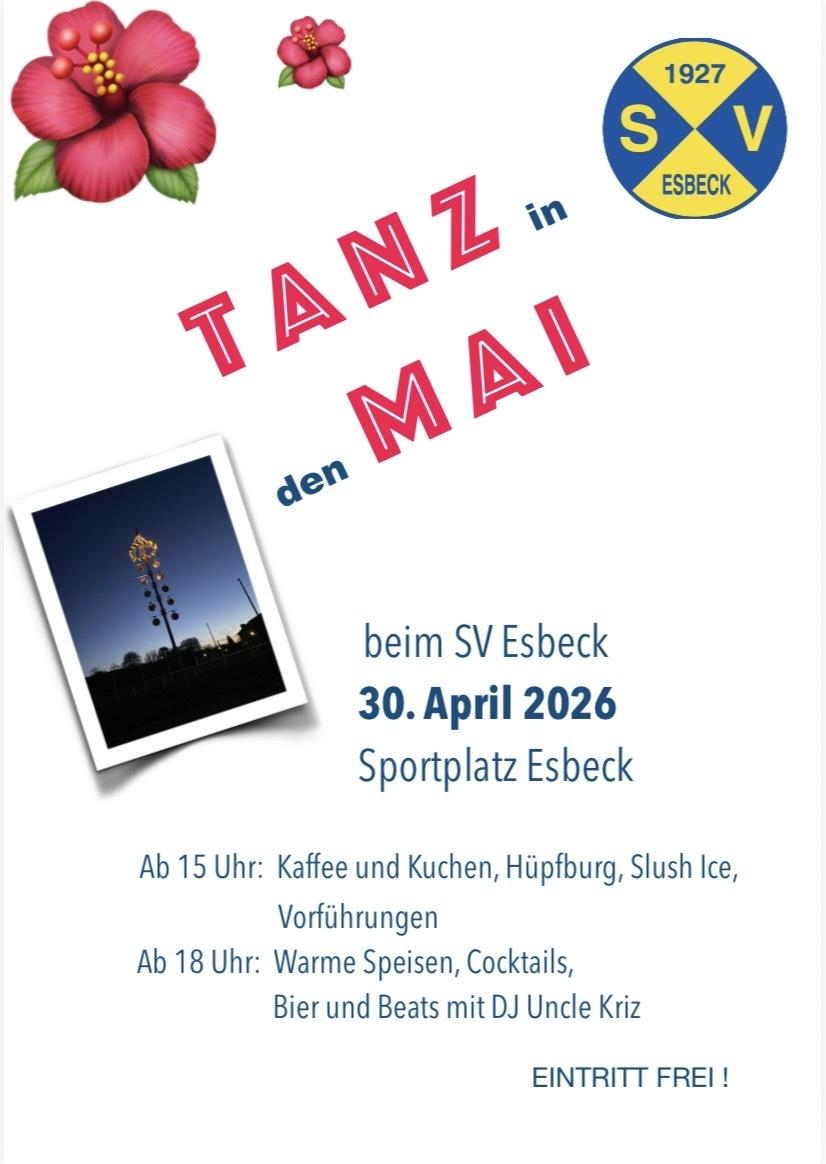 Flyer zu Tanz in den Mai am 30.04.2026